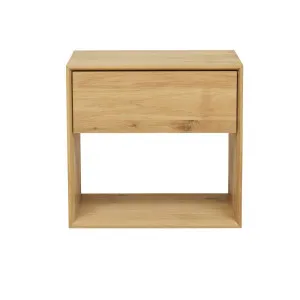 Ethnicraft Nordic Tall Bedside - Oak by null, a Bedside Tables for sale on Style Sourcebook