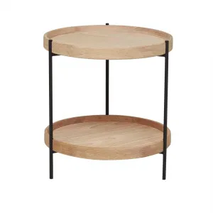 Sketch Humla Side Table - Light Oak - Black by null, a Side Table for sale on Style Sourcebook
