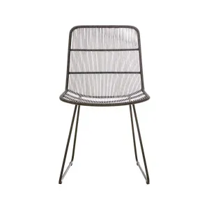 Granada Sleigh Dining Chair - Licorice by null, a Outdoor Chairs for sale on Style Sourcebook