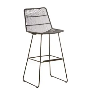 Granada Sleigh Barstool - Licorice by null, a Outdoor Chairs for sale on Style Sourcebook