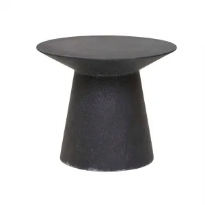 Livorno Round Side Table - Black Speckle by null, a Tables for sale on Style Sourcebook