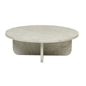 Amara Curve Coffee Table - Matt White Marble by null, a Coffee Table for sale on Style Sourcebook