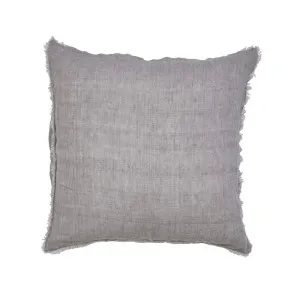 Evie Linen 50x50cm Cushion - Grey by null, a Cushions, Decorative Pillows for sale on Style Sourcebook