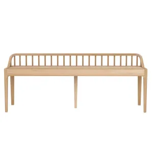 Ethnicraft Spindle Bench Seat - Oak by null, a Benches for sale on Style Sourcebook