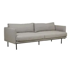Vittoria Sleek 3 Seater Sofa - Grey by null, a Sofas for sale on Style Sourcebook