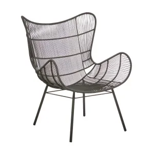 Mauritius Wing Occasional Chair - Espresso by null, a Outdoor Chairs for sale on Style Sourcebook