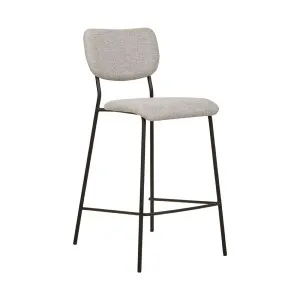 Tommy Barstool - Winter Grey - Black by null, a Bar Stools for sale on Style Sourcebook