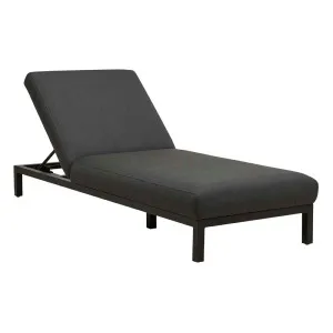 Aruba Rounded Sunbed - Sooty by null, a Outdoor Sunbeds & Daybeds for sale on Style Sourcebook