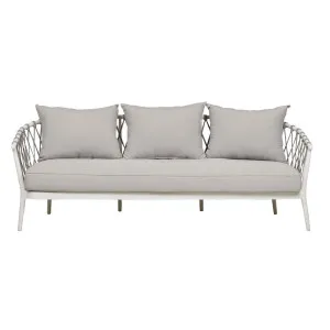 Maui 3 Seater Sofa - Frost - White by null, a Outdoor Sofas for sale on Style Sourcebook