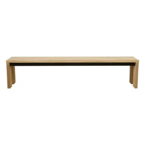 Hamptons Bench Seat - Natural Teak by null, a Outdoor Benches for sale on Style Sourcebook