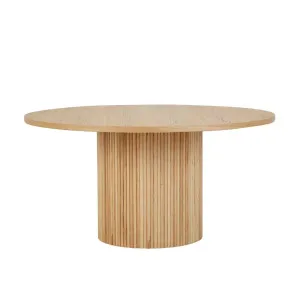 Benjamin Ripple Round Dining Tables - Natural Ash by null, a Dining Tables for sale on Style Sourcebook