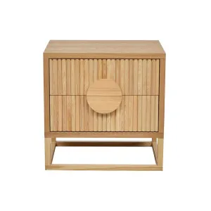 Benjamin Ripple Bedside - Natural Ash by null, a Bedside Tables for sale on Style Sourcebook