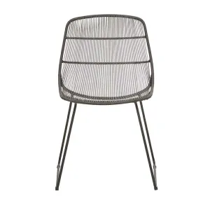 Granada Scoop Dining Chair - Licorice - Licorice by null, a Outdoor Chairs for sale on Style Sourcebook