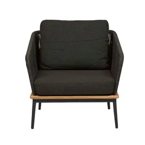 Villa Rope Sofa Chair - Coal - Charcoal by null, a Outdoor Chairs for sale on Style Sourcebook