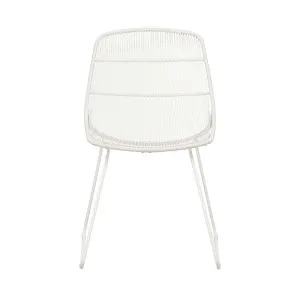 Granada Scoop Dining Chair - Chalk - White by null, a Outdoor Chairs for sale on Style Sourcebook