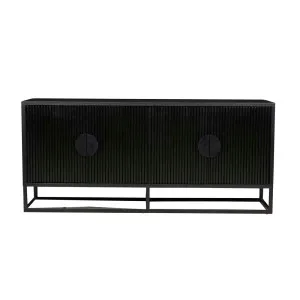 Benjamin Ripple Buffet - Matt Black by null, a Sideboards, Buffets & Trolleys for sale on Style Sourcebook