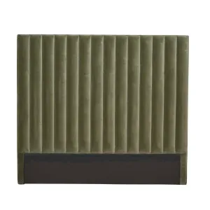 Kennedy Tufted Bedheads - Olive Green Velvet by null, a Bed Heads for sale on Style Sourcebook