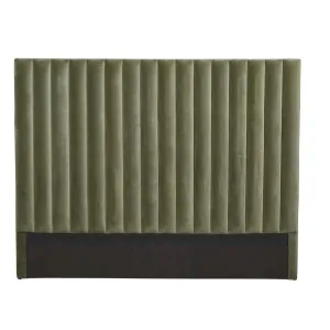 Kennedy Tufted Bedheads - Olive Green Velvet by null, a Bed Heads for sale on Style Sourcebook