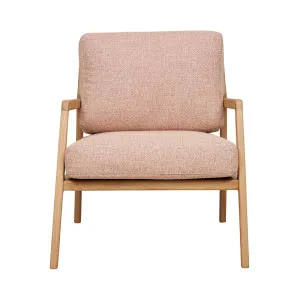 Sketch Nysse Occasional Chair - Woven Red Clay - Light Oak by null, a Chairs for sale on Style Sourcebook