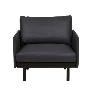 Tolv Pensive Sofa Chair - Black - Black Onyx by null, a Chairs for sale on Style Sourcebook