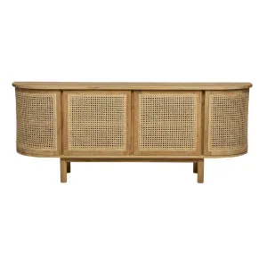 Willow Curve Buffet - Natural Teak by null, a Sideboards, Buffets & Trolleys for sale on Style Sourcebook