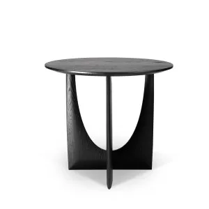 Ethnicraft Geometric Side Table - Black Oak by null, a Side Table for sale on Style Sourcebook