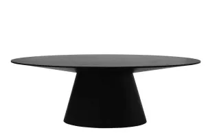 Classique Oval Dining Table - Matt Dark Oak by null, a Dining Tables for sale on Style Sourcebook