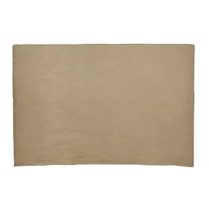 Vittoria Slip Cover Bedhead - Almond by null, a Bed Heads for sale on Style Sourcebook
