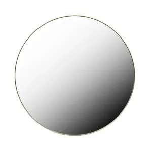 Elle Round Mirrors - Brushed Gold by null, a Mirrors for sale on Style Sourcebook
