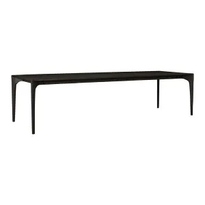 Huxley Curve Dining Tables - Black Oak by null, a Dining Tables for sale on Style Sourcebook