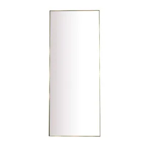 Elle Floor Mirror - Brushed Gold by null, a Mirrors for sale on Style Sourcebook