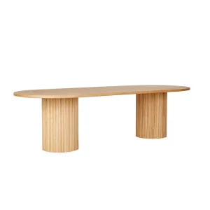 Benjamin Ripple Oval Dining Tables - Natural Ash by null, a Dining Tables for sale on Style Sourcebook