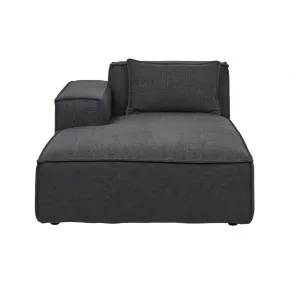 Felix Block 3 Seater Left Arm - Coal by null, a Sofas for sale on Style Sourcebook