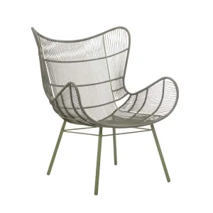 Mauritius Wing Occasional Chair - Moss by null, a Outdoor Chairs for sale on Style Sourcebook