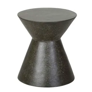 Granada Hourglass Side Table - Black Fleck by null, a Tables for sale on Style Sourcebook