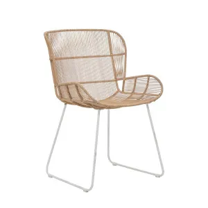 Granada Butterfly Dining Chair - NATURAL - White by null, a Outdoor Chairs for sale on Style Sourcebook