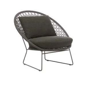 Normandy Round Occasional Chair - Graphite - Charcoal by null, a Outdoor Chairs for sale on Style Sourcebook