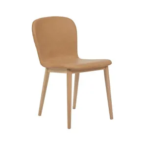 Sketch Puddle Upholstered Dining Chairs - Camel Leather by null, a Chairs for sale on Style Sourcebook