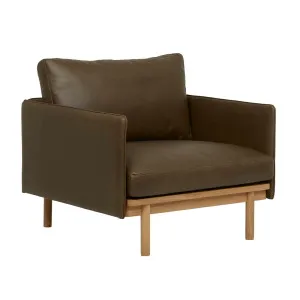 Tolv Pensive Sofa Chair - Heritage Hunter Green - Light Oak by null, a Chairs for sale on Style Sourcebook