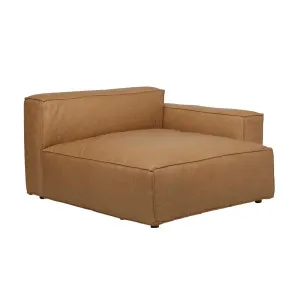 Sketch Baker Left Chaise - Camel Leather by null, a Sofas for sale on Style Sourcebook