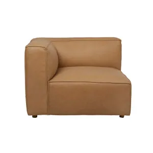 Sketch Baker Left Chaise - Camel Leather by null, a Sofas for sale on Style Sourcebook