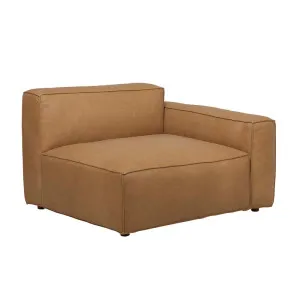 Sketch Baker Left Chaise - Camel Leather by null, a Sofas for sale on Style Sourcebook