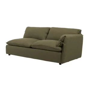 Felix Slouch 2 Seater Left Arm - Moss Weave by null, a Sofas for sale on Style Sourcebook