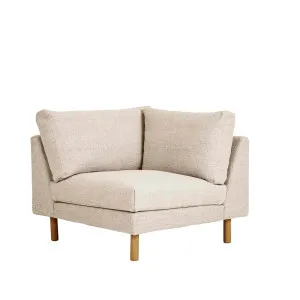 Sketch Base 2 Seater Left Arm Sofa - Oatmeal - Light Oak by null, a Sofas for sale on Style Sourcebook