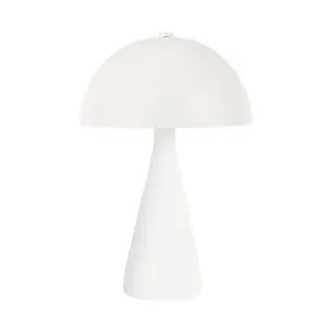 Easton Dome Table Lamp - White by null, a Table & Bedside Lamps for sale on Style Sourcebook