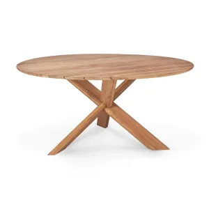 Ethnicraft Outdoor Circle Dining Table - Teak by null, a Tables for sale on Style Sourcebook