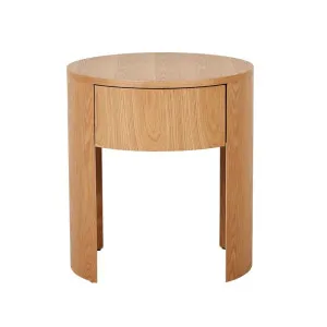 Oberon Crescent Bedside - Natural Ash by null, a Bedside Tables for sale on Style Sourcebook
