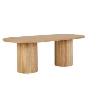 Benjamin Ripple Oval Dining Tables - Natural Ash by null, a Dining Tables for sale on Style Sourcebook