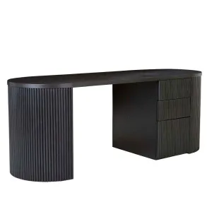 Benjamin Ripple Grand Desk - Matt Black by null, a Desks for sale on Style Sourcebook