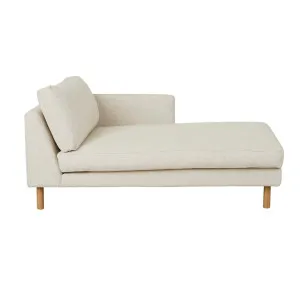 Sketch Base 2 Seater Left Arm Sofa - Oatmeal - Light Oak by null, a Sofas for sale on Style Sourcebook